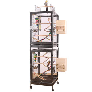 Katı şeffaf akrilik çift katmanlı kuş Phoenix kafes lüks büyük kaplan cilt papağan yetiştiriciliği için sıçrama geçirmez özelliği - Product Image 1