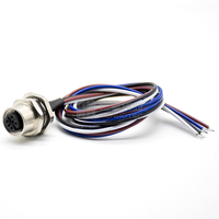 M12 4 p abgeschirmtes PUR-Kabel 4-poliger Stecker