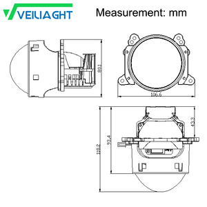Projecteurs LED <span class=keywords><strong>BI</strong></span> de 3 pouces pour phares de voiture modifiés, compatibles Toyota Corolla Cross Mark 2 Bumper <span class=keywords><strong>Aqua</strong></span> H11 Innova Carina (remplacement) - Product Image 6