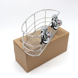 Vendita calda a parete in acciaio inox a singolo livello Caddy per doccia molto forte ventosa in acciaio inox ripiani - Product Image 6