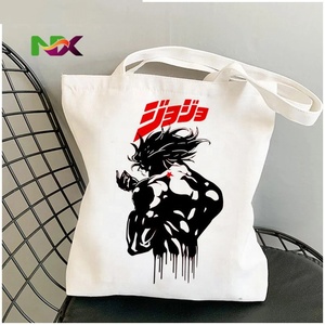 Bolsa de Lona con Estampado de Anime <span class=keywords><strong>Jojo</strong></span>'<span class=keywords><strong>s</strong></span> <span class=keywords><strong>Bizarre</strong></span> Adventure, Bolsa de Compras Reutilizable de Algodón Ecológico - Product Image 6
