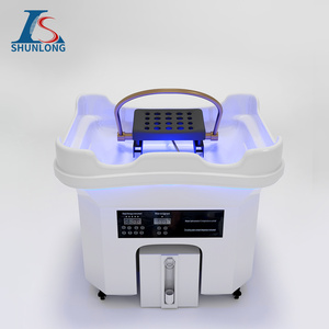 Terapi SPA Pencuci Rambut Mewah Tanpa Pipa, Bak Cuci Rambut Portabel dengan Tangki Air, Spa Kepala dan Ember Air Limbah - Product Image 3