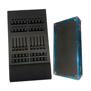 Mini onpc Fader Wing Board <span class=keywords><strong>RGB</strong></span> Backlit Encoder với trường hợp chuyến bay USB nối cho M3 điều khiển phần mềm hiệu ứng sân khấu chiếu sáng - Product Image 5