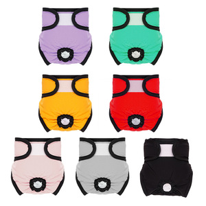 Pantalons hygiéniques pour chiennes, absorption standard, anti-matings, pour chiennes mères, couches en polyester - Product Image 1