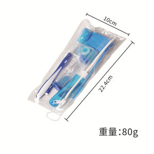 Portable 8-Piece Set of Cross-Border Invisible <b>Toothbrush</b> Dentistry Care <b>Kit</b> with Brackets Available in 5 Colors for <b>Travel</b> Use - Product Image 2