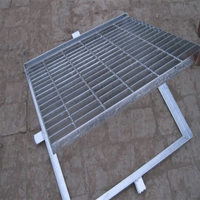 tranchée à haute charge de parcs Système de drainage de mur de toiture de passerelle durable Grille en acier galvanisée à chaud