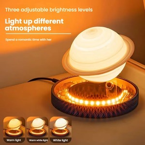 Maglev Moon Lamp Night Lamp Desk Lamp Birthday Gift Bedroom Decoration Creative Ornament for Lovers and Friends - Product Image 3