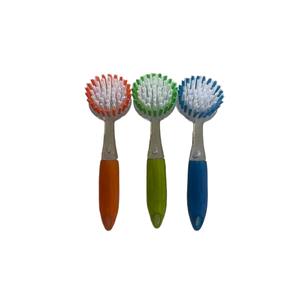 Brosse de nettoyage de salle de bain à long manche en plastique coloré de la marque JL avec poils en nylon et design moderne, modèle JL-1069 - Product Image 1