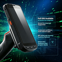 Pemindai Inventaris PDA Genggam Tangguh, Pengumpul Data Android dengan Pembaca Barcode 2D dan Stiker Tag NFC Opsional untuk Gudang