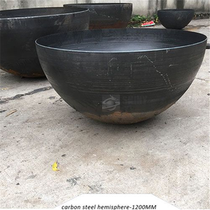 De espesor de 1/4 "de acero dulce hemisferio acero al carbono media esfera para barbacoa brasero fuego hoyo tazón de agua - Product Image 3