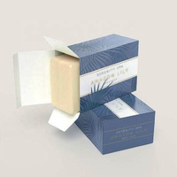Boîte d'Emballage Personnalisée en Papier Kraft Recyclable avec Fenêtre Ovale, Finition Brillante, pour Cosmétiques et Savons