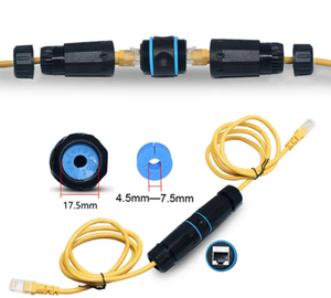 Ip68 RJ45 nối CAT5e CAT6 kết nối không thấm nước STP LAN với lá chắn tùy chỉnh ngoài trời Ethernet kết nối - Product Image 6