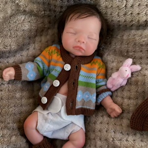 Bambola in Silicone da 10 Pollici per Bambine, Giocattolo Morbido a Corpo Intero con Caratteristiche Realistiche di Neonato e Accessori di Abbigliamento - Product Image 3