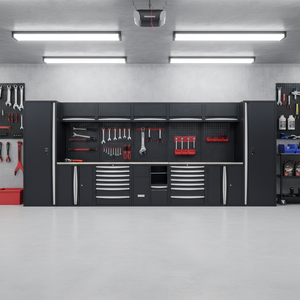 CYD Modular Garage <strong>Tool</strong> <strong>Cabinet</strong> Workbench Combo Heavy Duty Steel Storage - Product Image 1