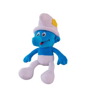 Wholesale High quality Blue Elves Plush Toy Cute Cartoon Smuf Plush Doll Smurfs Painter Engineer Modeling Plush Toys