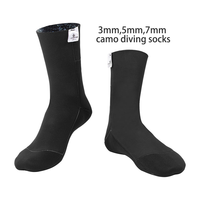 DIVESTAR Logo Kustom Kaos Kaki Neoprena 3mm 5mm Tahan Air Tahan Aus Desain Sel Terbuka untuk Olahraga Pantai Snorkeling Menyelam