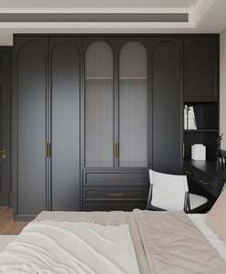 <b>French</b> Retro <b>Style</b> High-end Good Looking Colorful Lacquer Master Bedroom <b>Wardrobe</b> - Product Image 3