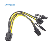 Séparateur PCI-E PCI Express ATX 18awg 6 à dual 8 broches, 6 + 2 broches, accessoires pour ordinateur, nouveau modèle