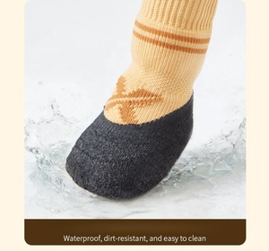Chaussettes imperméables <span class=keywords><strong>pour</strong></span> chiens <span class=keywords><strong>de</strong></span> petite race, toutes saisons, protège-pattes anti-salissures, douces et confortables <span class=keywords><strong>pour</strong></span> la marche quotidienne en extérieur - Product Image 5