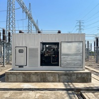 Générateur de secours industriel triphasé insonorisé de 1000 kW à démarrage automatique et télécommande, alimenté au méthanol