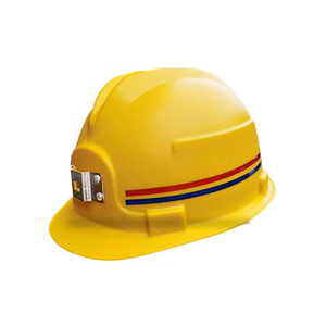 Casque de sécurité anti-choc en ABS pour mineur avec bande réfléchissante et fente de ventilation - Product Image 2