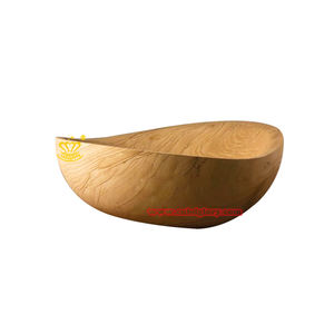 Baignoire moderne sur pied à surface solide de <span class=keywords><strong>haute</strong></span> qualité Design contemporain en pierre <span class=keywords><strong>avec</strong></span> accessoire de drainage pour salle de bain extérieure - Product Image 2