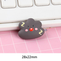 Duolang Rainbow Clouds Cream Glue Perles en plastique acrylique et lucite faites à la main, accessoires de décoration DIY style dessin animé pour coques de téléphone, Chine