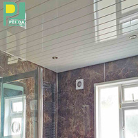 Panneau Mural ou de Plafond en PVC, Vinyle Plastique Flexible Type Soffite pour Salle de Bain