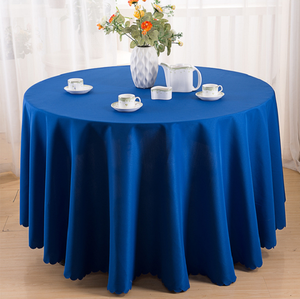 Bán Buôn Khăn Trải Bàn Kích Thước Tùy Chỉnh Đám Cưới Khách Sạn Rắn Damask Trắng Table Cover 120 Inch Vòng Khăn Trải Bàn - Product Image 6