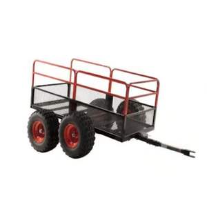 Remorque utilitaire de jardin multi-usages légère à essieu simple en acier personnalisée 5' X 8' - Product Image 3