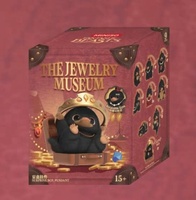 Venta al por mayor Miniso Oficial Genuino Sniffing Mini Serie Museo de Joyas Colgante de Caja Sorpresa Flocado Lindo Regalo