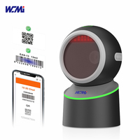 Escáner de Código de Barras de Escritorio WCMI Super Speed 4.5mps con Tolerancia al Movimiento, Lector de Códigos QR 2D, Plataforma de Escaneo Automático Manos Libres Global