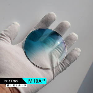 عدسات نظارات شمسية M10A من عدسات EXIA SHMC UV400 مضادة للانعكاس لعدسات هيدروفوبيا من البولي يوريثين بلون أزرق سماوي متدرج - Product Image 1