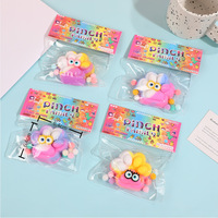 Jouets de décompression TPR mignons à presser, jouets sensoriels anti-stress en forme de pain, beignets, pattes, pour toute la famille