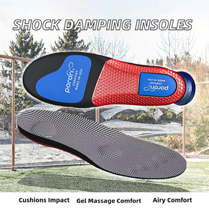 Plantillas Deportivas Cómodas con Amortiguación Fuerte, Masaje Cóncavo-Convexo, Gel Suave, Tela Transpirable, Lavables, Venta al por Mayor, MOQ 1 - Product Image 2