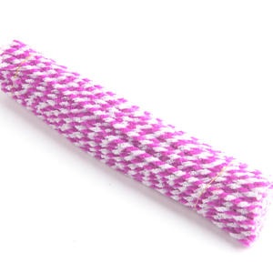 Multicolor <span class=keywords><strong>Chenille</strong></span> <span class=keywords><strong>Stems</strong></span> Pipe Cleaners Material Educacional Natal Listrado Cor de duas cores Tira de cabelo Velo 100PCS Tecido - Product Image 2