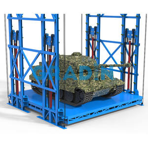Khusus disesuaikan jenis berat hidrolik kargo <span class=keywords><strong>Lift</strong></span> <span class=keywords><strong>Platform</strong></span> untuk mesin industri raksasa - Product Image 3