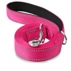Fabricantes Oem Alta Qualidade Logotipo Personalizado Punho Acochoado Reflexivo Nylon <span class=keywords><strong>Dog</strong></span> Pet Chumbo Trelas <span class=keywords><strong>Dog</strong></span> Lead - Product Image 1
