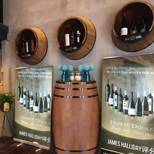 Estante <span class=keywords><strong>de</strong></span> <span class=keywords><strong>vino</strong></span> <span class=keywords><strong>de</strong></span> extremo <span class=keywords><strong>de</strong></span> barril <span class=keywords><strong>de</strong></span> madera Vintage personalizado soporte <span class=keywords><strong>de</strong></span> exhibición <span class=keywords><strong>de</strong></span> pared y piso apilable <span class=keywords><strong>con</strong></span> <span class=keywords><strong>bricolaje</strong></span> - Product Image 4