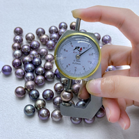 Muses Jewels - Vente Flash : Perles d'Eau Douce Naturelles Premium 11-12mm, Couleur Violette Edison, Sans Trou, Perlas De Agua Dulce