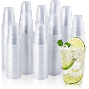PP <b>Plastic</b> <b>Cups</b> 30-51 Oz Clear Disposable with Lids & Custom Logo UV/Silk Screen Printing for Coffee Juice Tea - Product Image 1