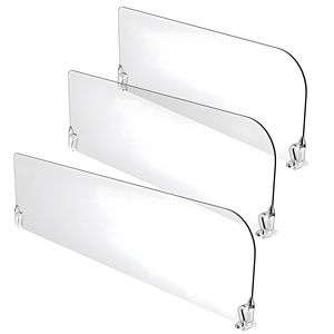 Hookei ที่แบ่งชั้นวางของอะคริลิค10แพ็คมีหลายหน้าที่ - Product Image 3