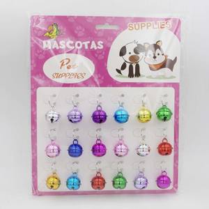Campana de <span class=keywords><strong>collar</strong></span> de metal para perro y gato, campana de juguete colorida de alta calidad - Product Image 3