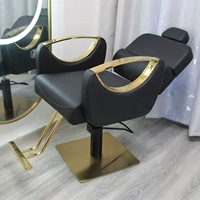 Haute qualité réglable Direct Commercial meubles maquillage cuir beauté coiffure coiffure coupe de cheveux Salon de coiffure chaise de barbier