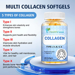 Gélules de collagène de bonne qualité favorisant la flexibilité des articulations, la digestion saine avec supplément alimentaire au sodium pour adultes - Product Image 6