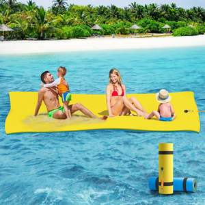 Tapis <span class=keywords><strong>flottant</strong></span> d'eau d'extérieur pour enfants et adultes, 3 couches épaisses, adapté aux océans, piscines, <span class=keywords><strong>lit</strong></span> <span class=keywords><strong>flottant</strong></span> d'eau - Product Image 1
