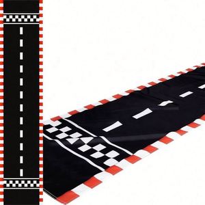 Tapis de course compétitif 2024 de 2 mètres à carreaux, bannière promotionnelle à drapeaux à carreaux - Product Image 4