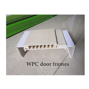 Cadre de <span class=keywords><strong>porte</strong></span> WPC facile à installer sur les grandes murs, cadres de <span class=keywords><strong>porte</strong></span> et appuis de <span class=keywords><strong>porte</strong></span> de grande taille avec étanchéité à l'eau, en couleur blanche et couleur bois - Product Image 1