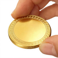 Pièce commémorative vierge en alliage de 5 mm pour gravure laser, motif de dessin animé imprimé sur cuivre, emballée individuellement, vente en gros d'usine