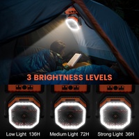F6 Kabelloser Lithium-Akku-Ventilator mit 20000mAh, Leistungsstarker USB-Outdoor-Campingventilator, Wiederaufladbarer Kühllüfter mit Zeiteinstellung und Fernbedienung für Zelte